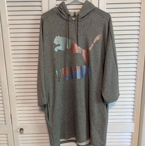 Puma oversized sweatshirt dress